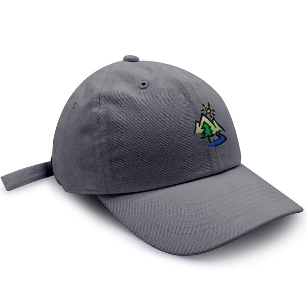 Mountain Dad Hat Embroidered Baseball Cap Image