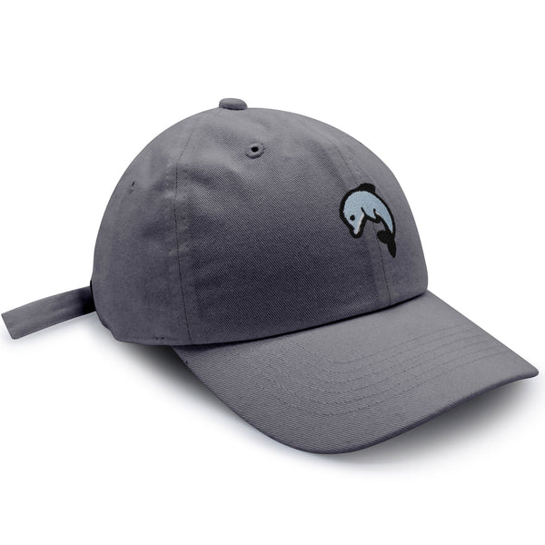 Dolphin Dad Hat Embroidered Baseball Cap Ocean Cute