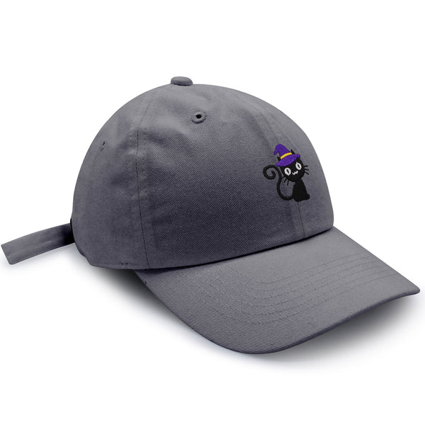 Halloween Cat Dad Hat Embroidered Baseball Cap Cute