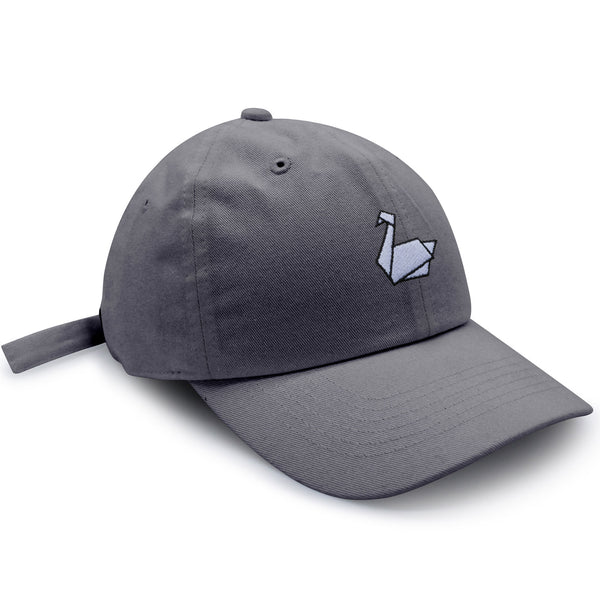 Paper Swan Dad Hat Embroidered Baseball Cap Origami