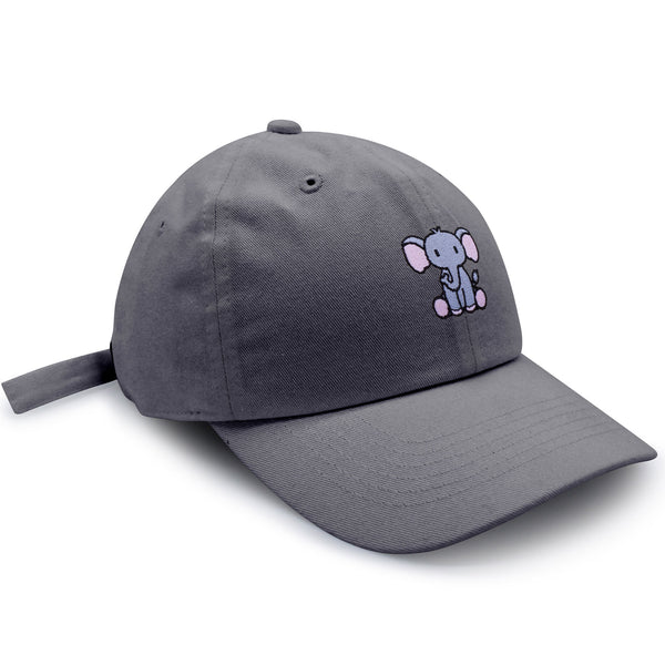 Sitting Elephant Dad Hat Embroidered Baseball Cap Cute Sitting