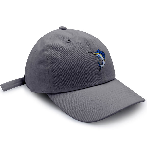 Marlin Dad Hat Embroidered Baseball Cap