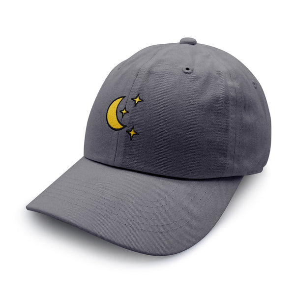 Moon Dad Hat Embroidered Baseball Cap Space Sky Night