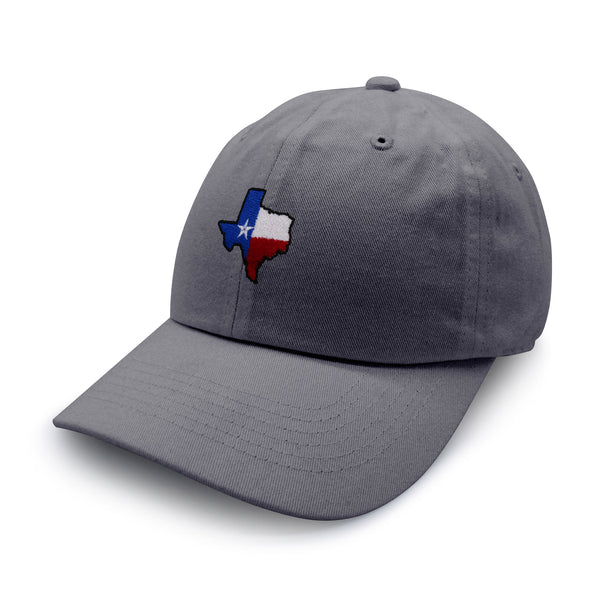 Texas Dad Hat Embroidered Baseball Cap Map Flag