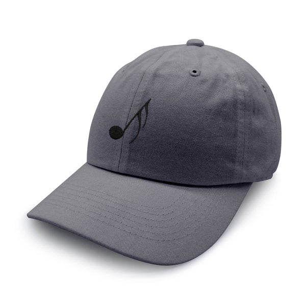 16th Note Dad Hat Embroidered Baseball Cap Music Symbol