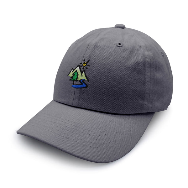 Mountain Dad Hat Embroidered Baseball Cap Image