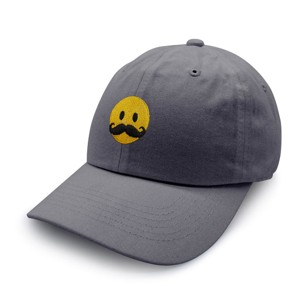 Mustache Emoji Dad Hat Embroidered Baseball Cap Funny