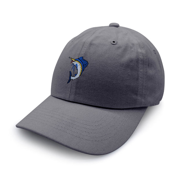 Marlin Dad Hat Embroidered Baseball Cap