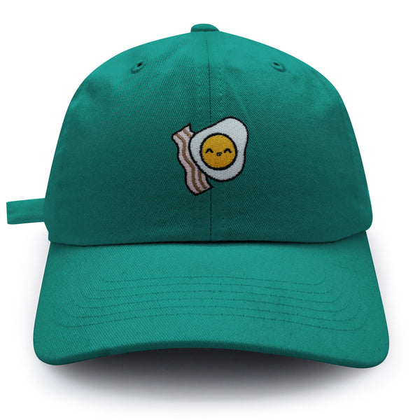 Egg and Bacon Dad Hat Embroidered Baseball Cap Breakfast