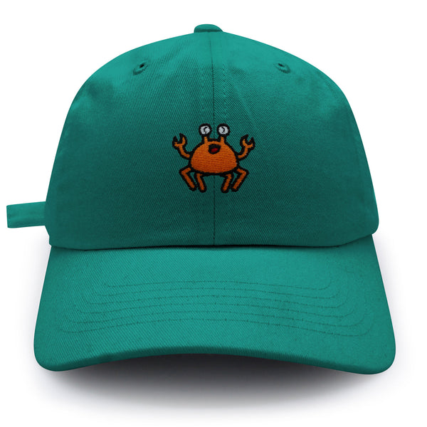 Funny Crab Dad Hat Embroidered Baseball Cap Ocean Fish Fishing