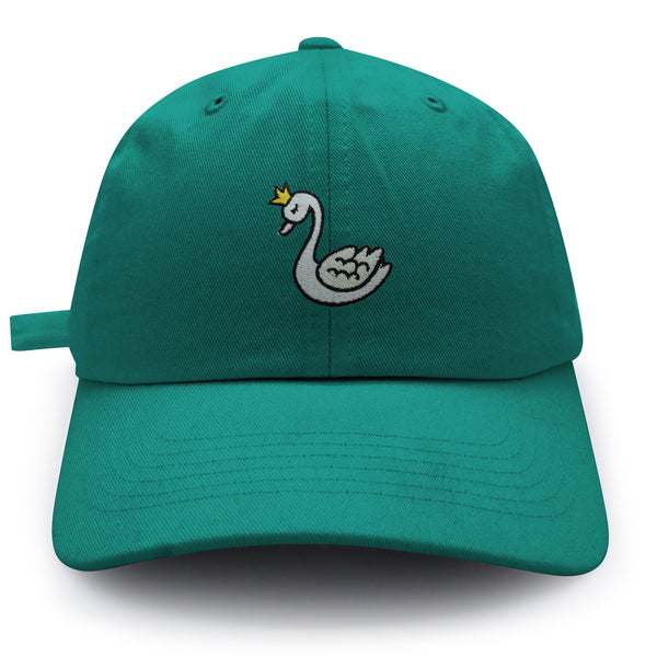 Swan Dad Hat Embroidered Baseball Cap Bird Queen