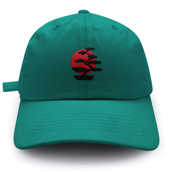 Bonsai Tree Dad Hat Embroidered Baseball Cap Japanese