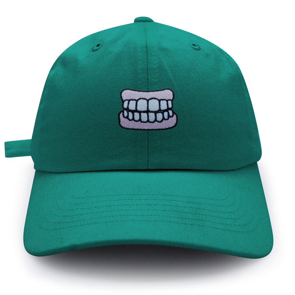 Dentures Dad Hat Embroidered Baseball Cap Funny