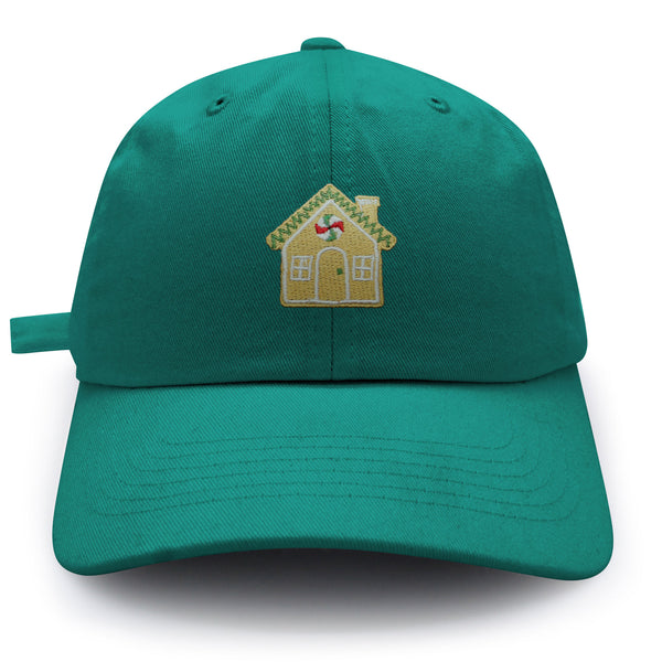 Gingerbread House  Dad Hat Embroidered Baseball Cap Holiday