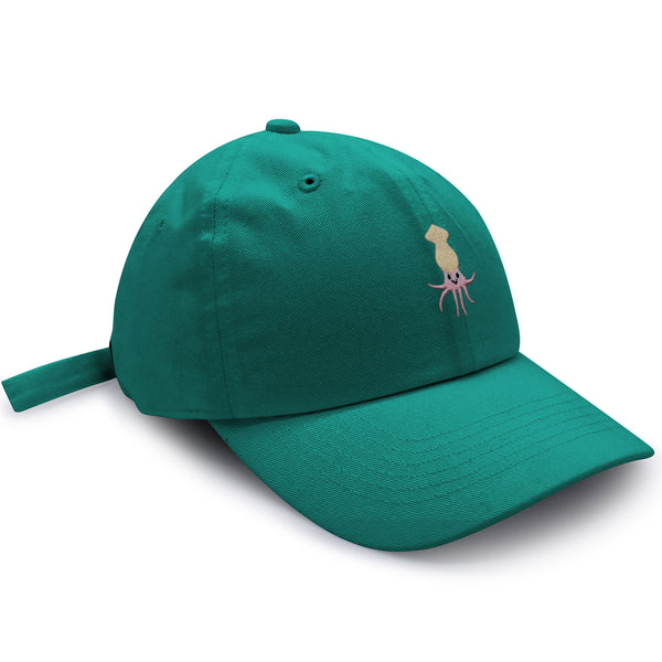 Squid Dad Hat Embroidered Baseball Cap Game Ocean