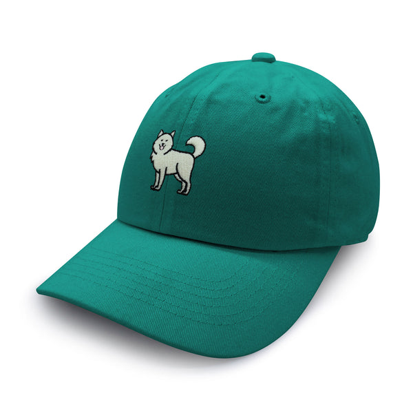 Samoyed Dad Hat Embroidered Baseball Cap Dog Puppy