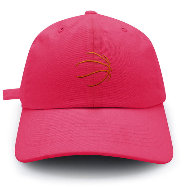 Basketball Silhouette Dad Hat Embroidered Baseball Cap Sports Ball