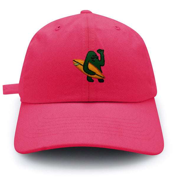 Hola Dad Hat Embroidered Baseball Cap Surfing Green