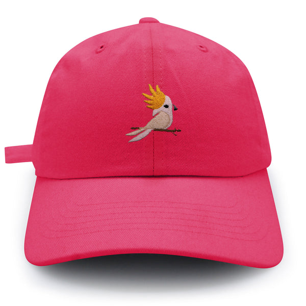 Cockatoo Dad Hat Embroidered Baseball Cap Parrot Bird