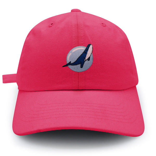 Whale Dad Hat Embroidered Baseball Cap Fishing Nature