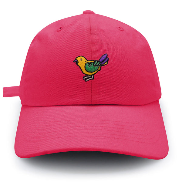 Birdie Dad Hat Embroidered Baseball Cap Cute