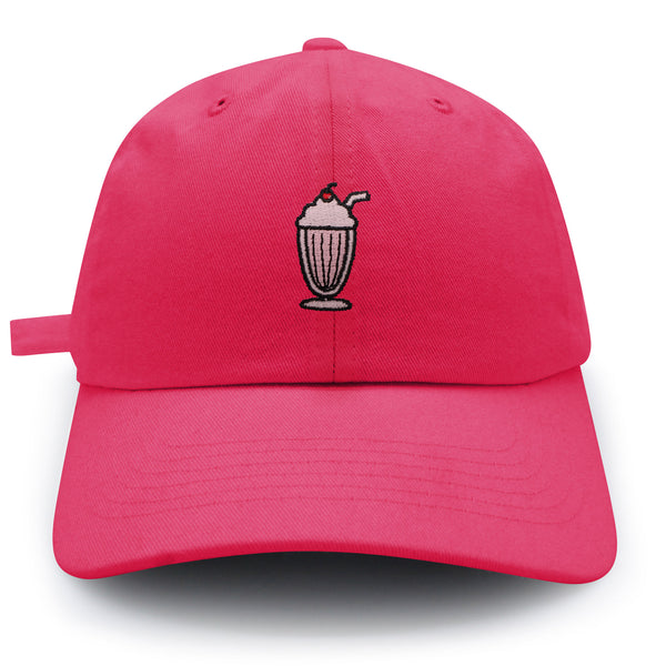 Milkshake Dad Hat Embroidered Baseball Cap Foodie