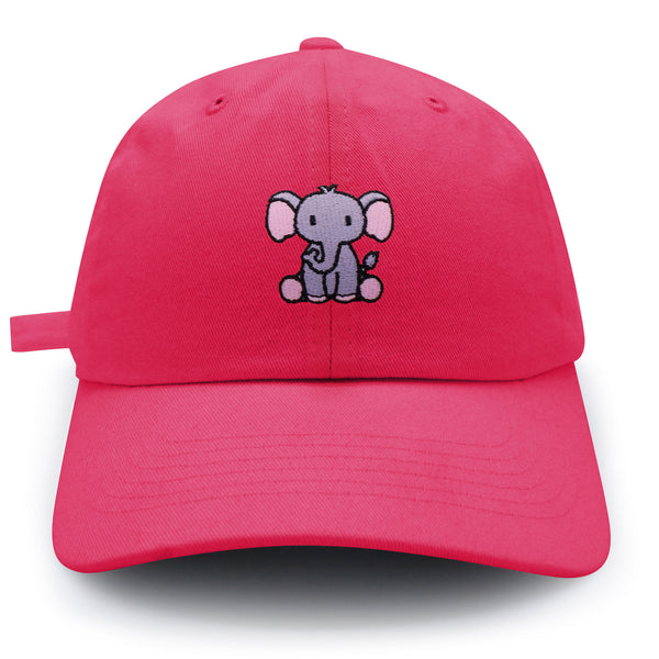 Sitting Elephant Dad Hat Embroidered Baseball Cap Cute Sitting