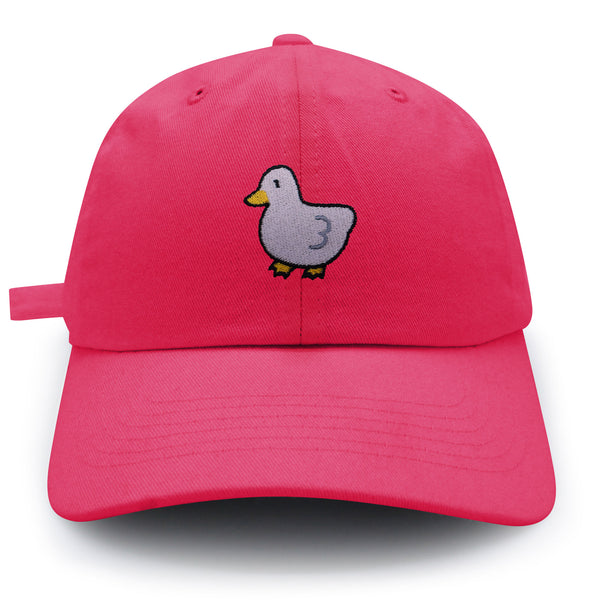 Hand Drawn Duck Dad Hat Embroidered Baseball Cap