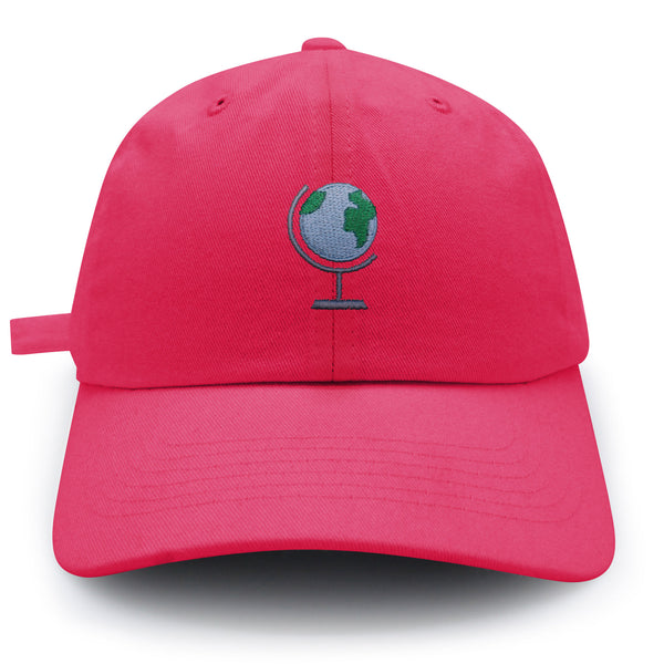 Globe Dad Hat Embroidered Baseball Cap