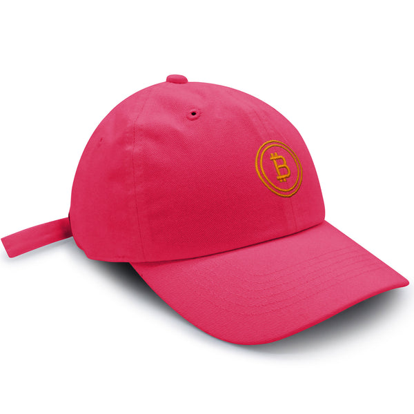 Bitcoin Dad Hat Embroidered Baseball Cap Cryptocurrency