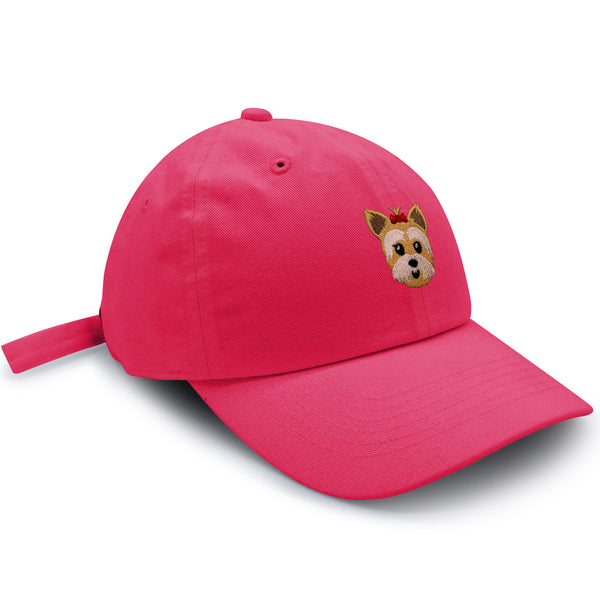 Yorkshire Terrier Dad Hat Embroidered Baseball Cap Puppy Yorkie