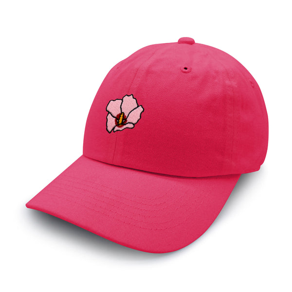 Rose of Sharon Dad Hat Embroidered Baseball Cap Hibiscus Hawaii