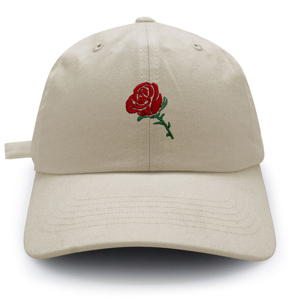 Rose Dad Hat Embroidered Baseball Cap Flower Floral Love