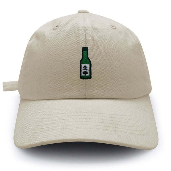 Soju Dad Hat Embroidered Baseball Cap Korean Korea Spirit