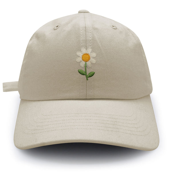 Chamomile Flower Dad Hat Embroidered Baseball Cap Floral