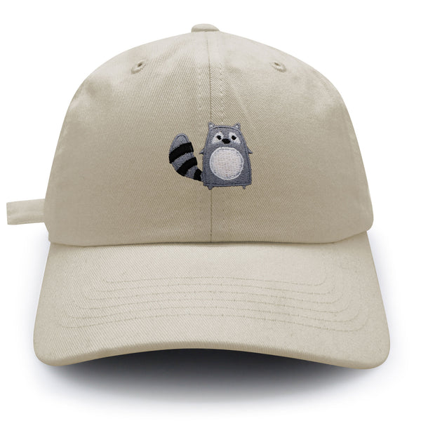 Racoon Dad Hat Embroidered Baseball Cap Cute Zoo