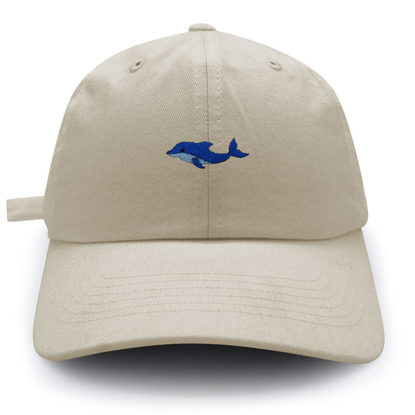 Dolphin Dad Hat Embroidered Baseball Cap Ocean Aquarium Sea
