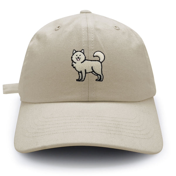 Samoyed Dad Hat Embroidered Baseball Cap Dog Puppy