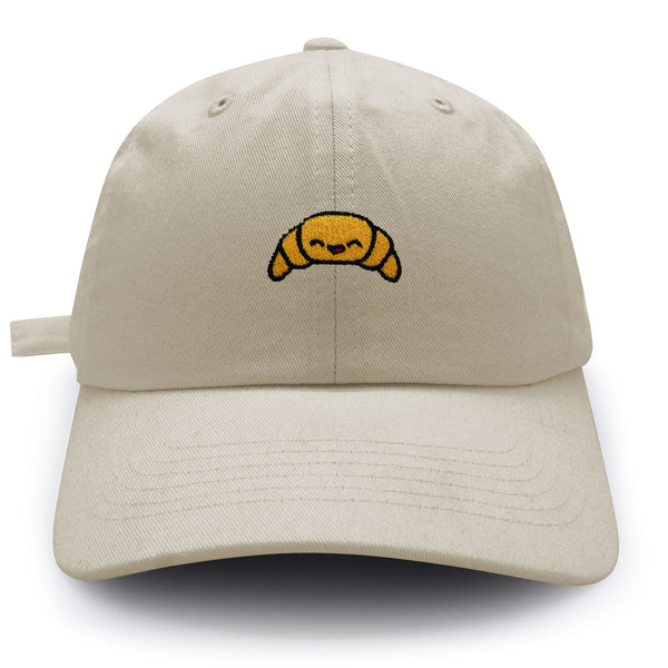 Croissant Dad Hat Embroidered Baseball Cap Bread Foodie