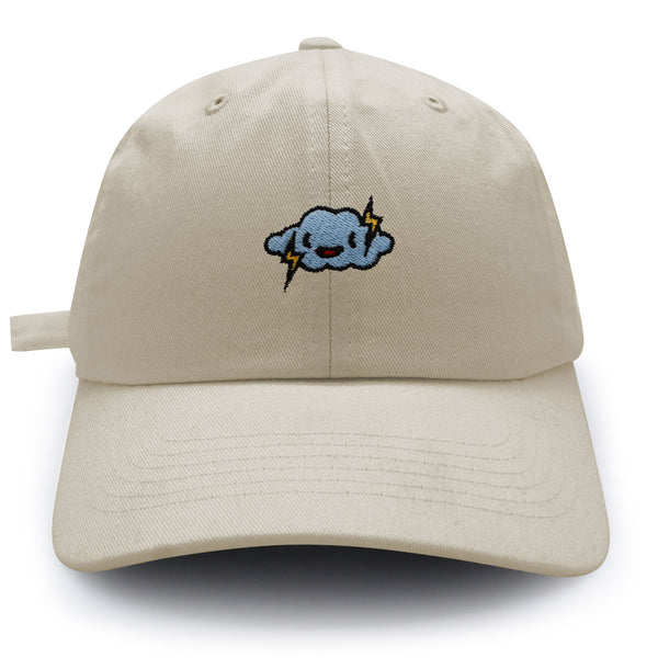 Cloud Dad Hat Embroidered Baseball Cap Ligthning Thunder