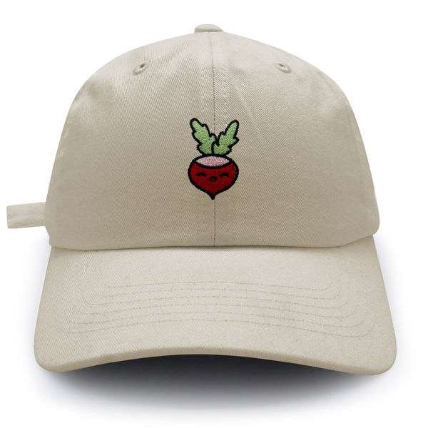 Radish Dad Hat Embroidered Baseball Cap Vegan Vegetable Farmer