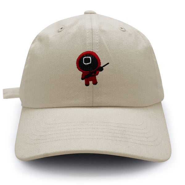 Squidman Dad Hat Embroidered Baseball Cap Game Death