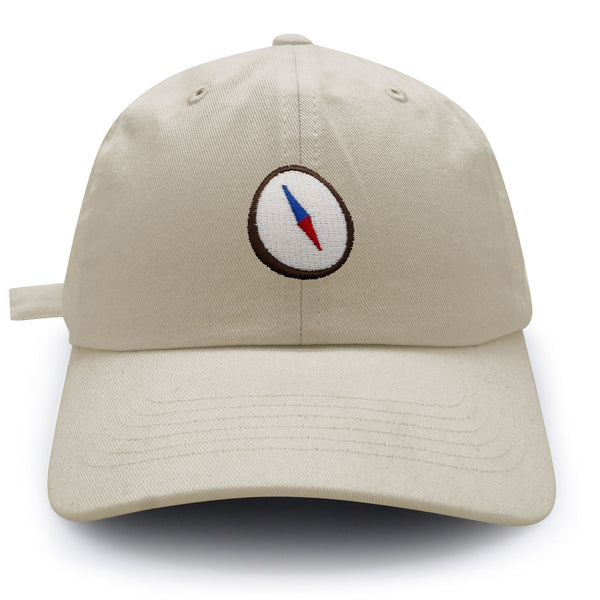 Compass Dad Hat Embroidered Baseball Cap Explorer Adventure