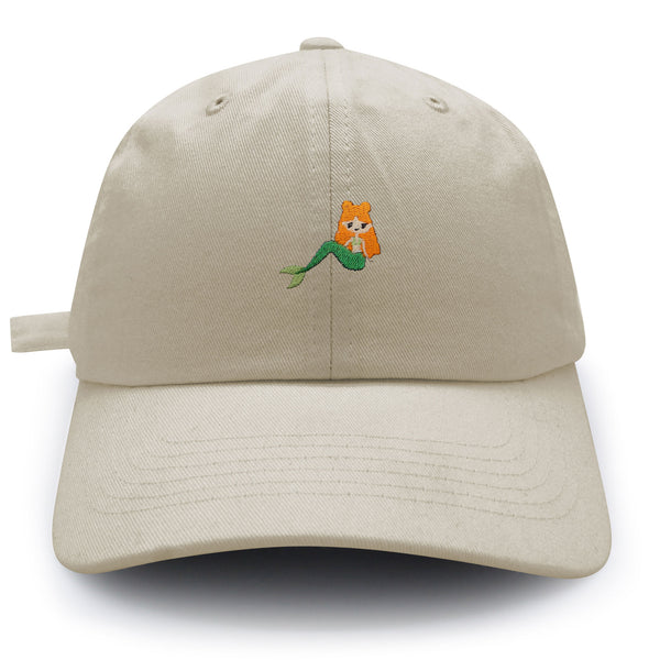 Mermaid Dad Hat Embroidered Baseball Cap Fish Girl