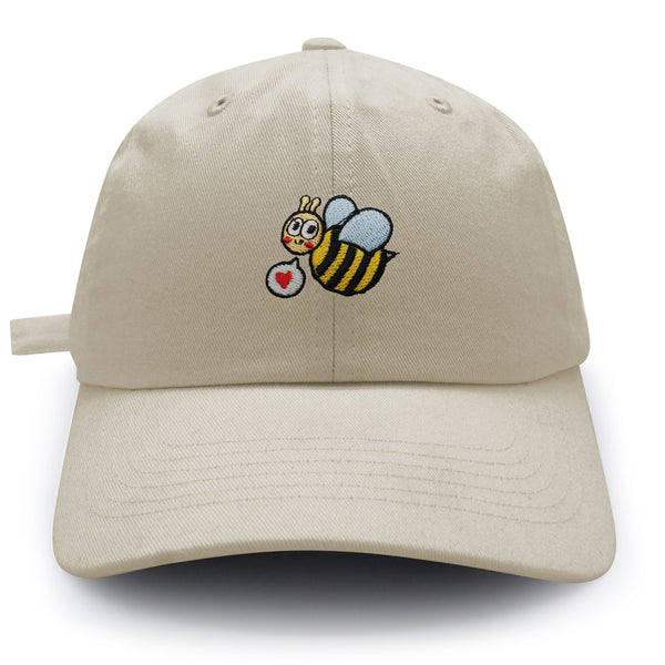 Bee Dad Hat Embroidered Baseball Cap Insect Honey