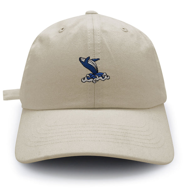 Whale Dad Hat Embroidered Baseball Cap Ocean Fish