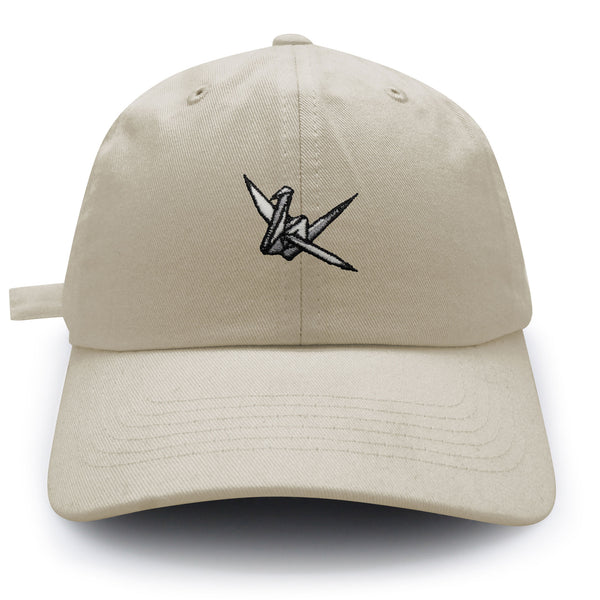 Origami Crane Dad Hat Embroidered Baseball Cap Paper Swan