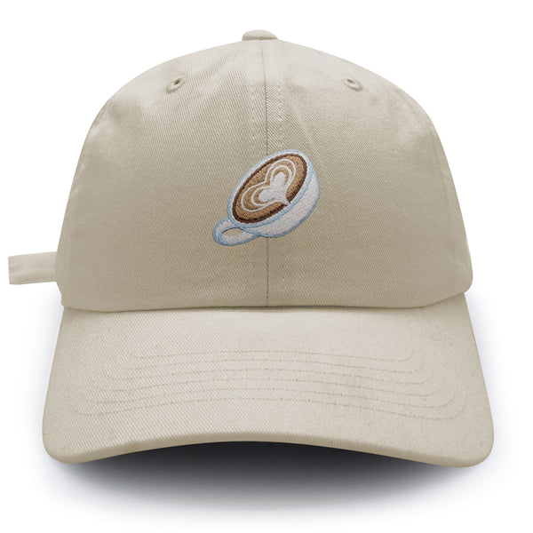 Latte Dad Hat Embroidered Baseball Cap Coffee Cafe