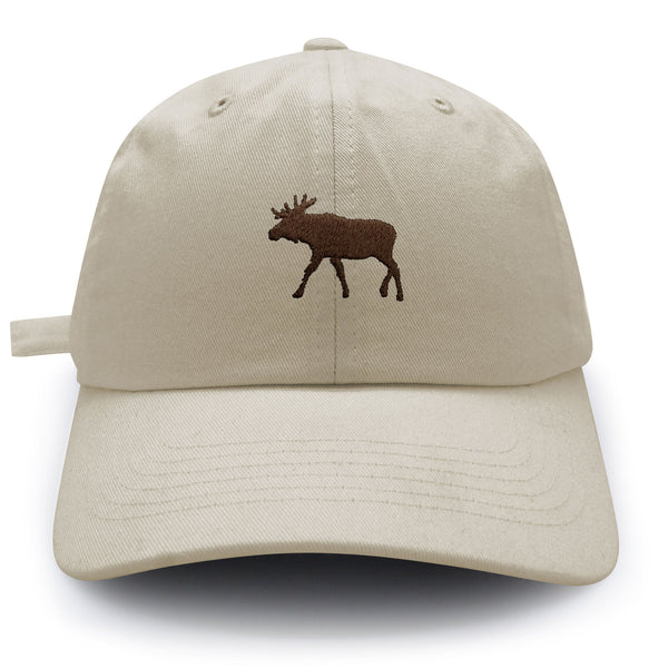 Moose Dad Hat Embroidered Baseball Cap Elk Hunting