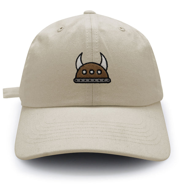 Horned Viking Helmet  Dad Hat Embroidered Baseball Cap Cartoon